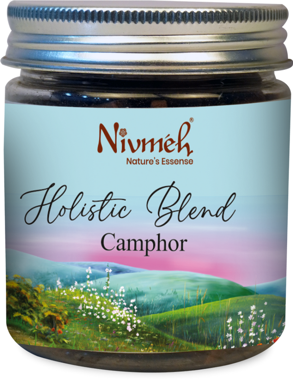 Holistic Blend Bhimsen Camphor 50 gm Glass jar