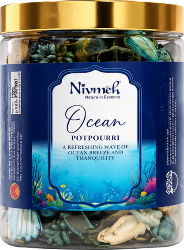 Ocean Potpouri 100 gm jar packing
