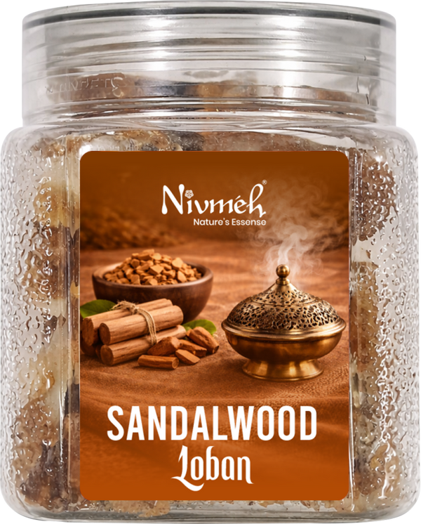 Sandalwood Loban Gum Benzoin 100 Gm Jar