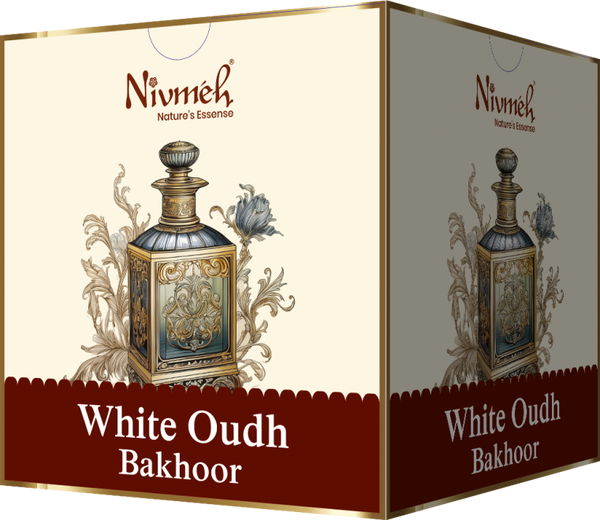 white oudh bakhoor 40 Gm glass jar