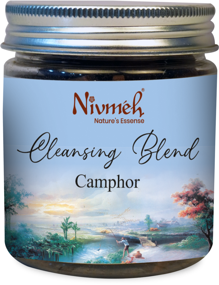 Cleansing Blend Bhimsen Camphor 50 gm Glass jar