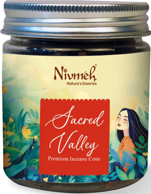 Sacred Valley Incense Cone 40 pcs jar