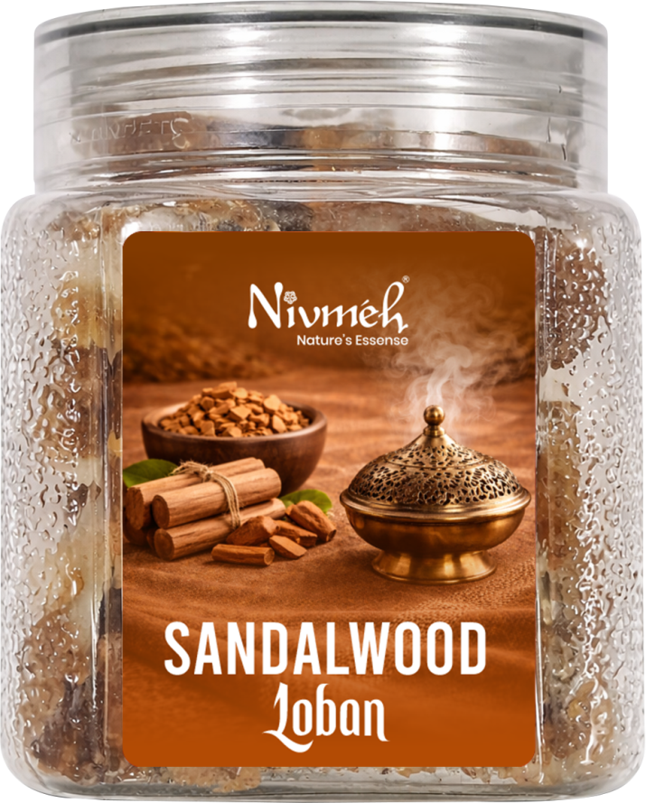 Sandalwood Loban Gum Benzoin 100 Gm Jar
